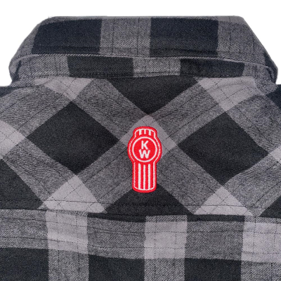 Kenworth Unisex Flannelette Shirt - Grey