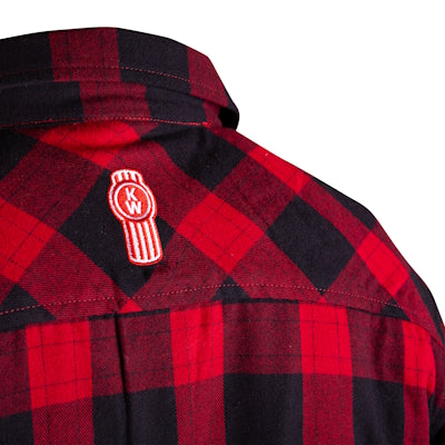 Kenworth Unisex Flannelette Shirt - Red