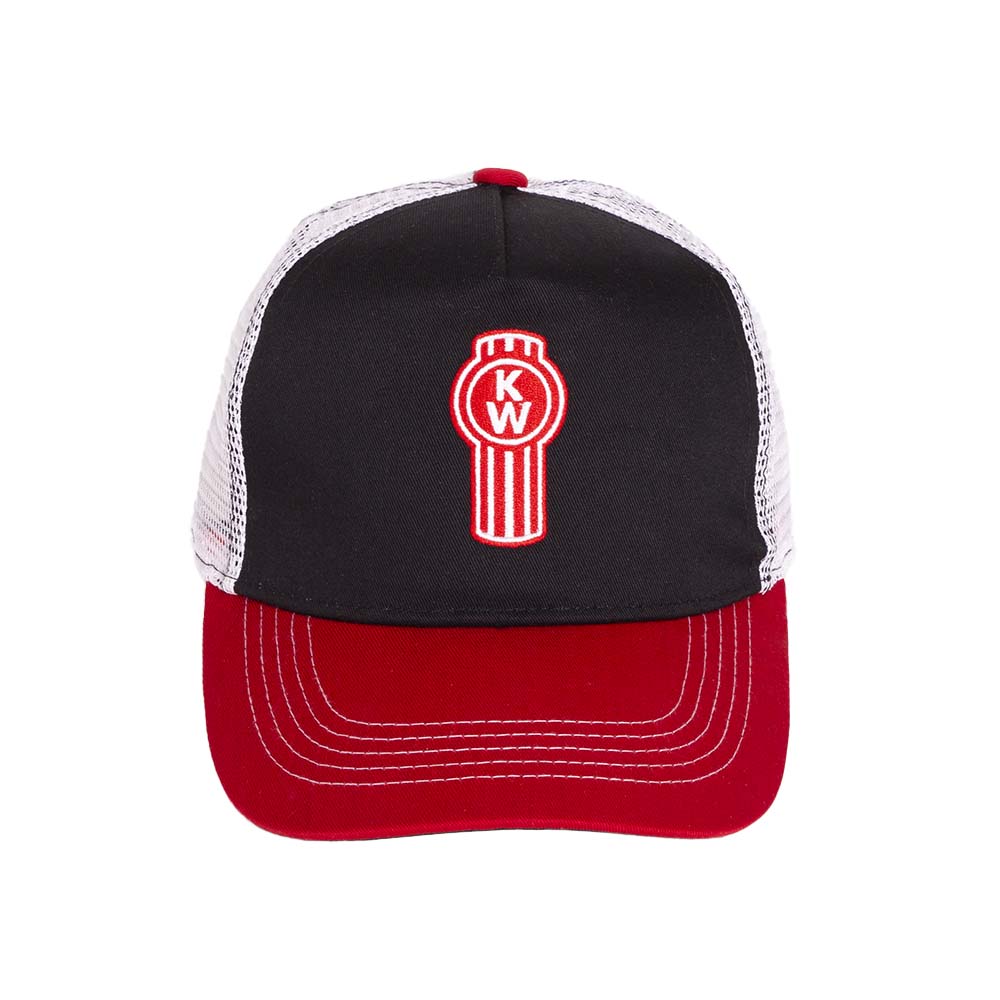 Kenworth Trucker Cap in Black & Red