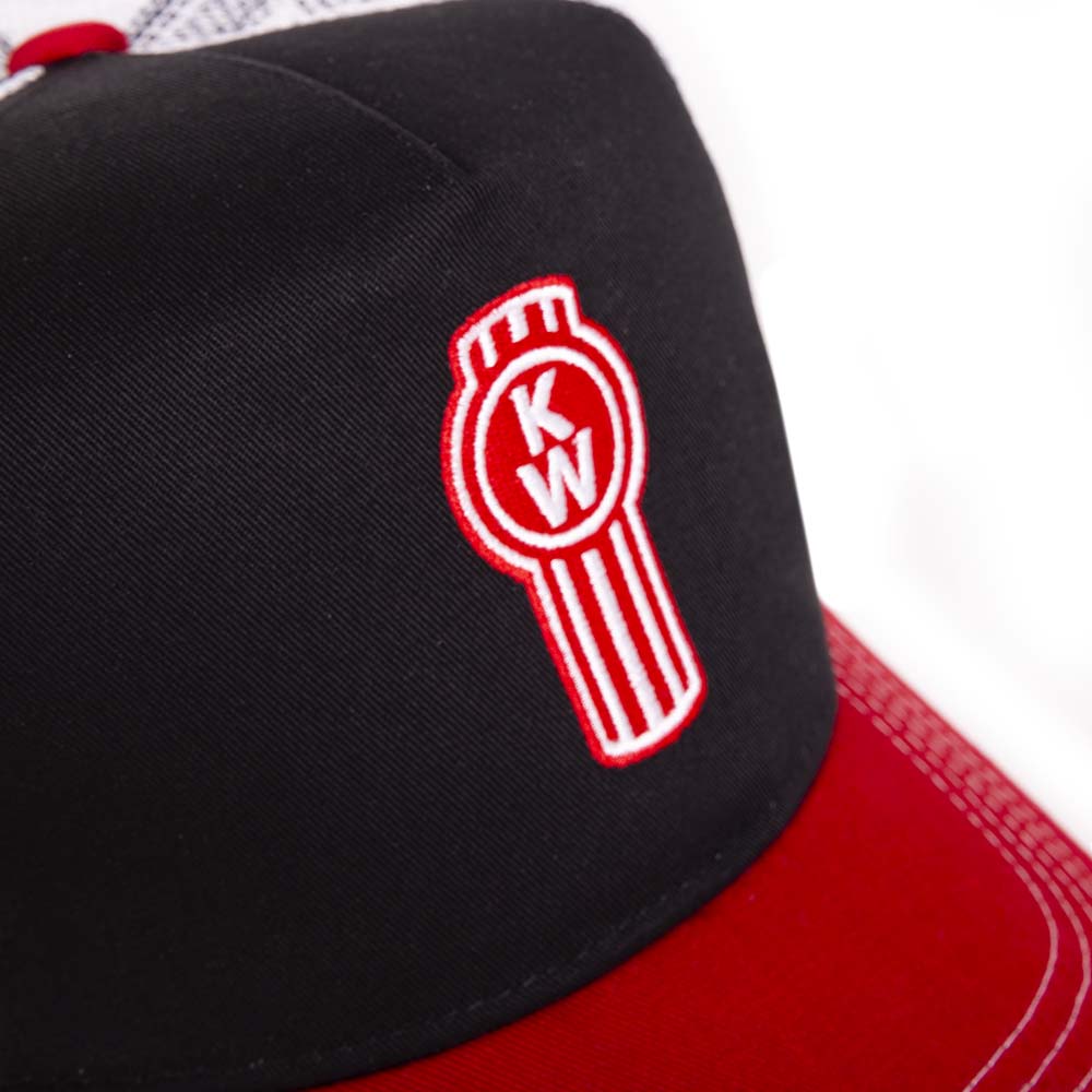 Kenworth Trucker Cap in Black & Red