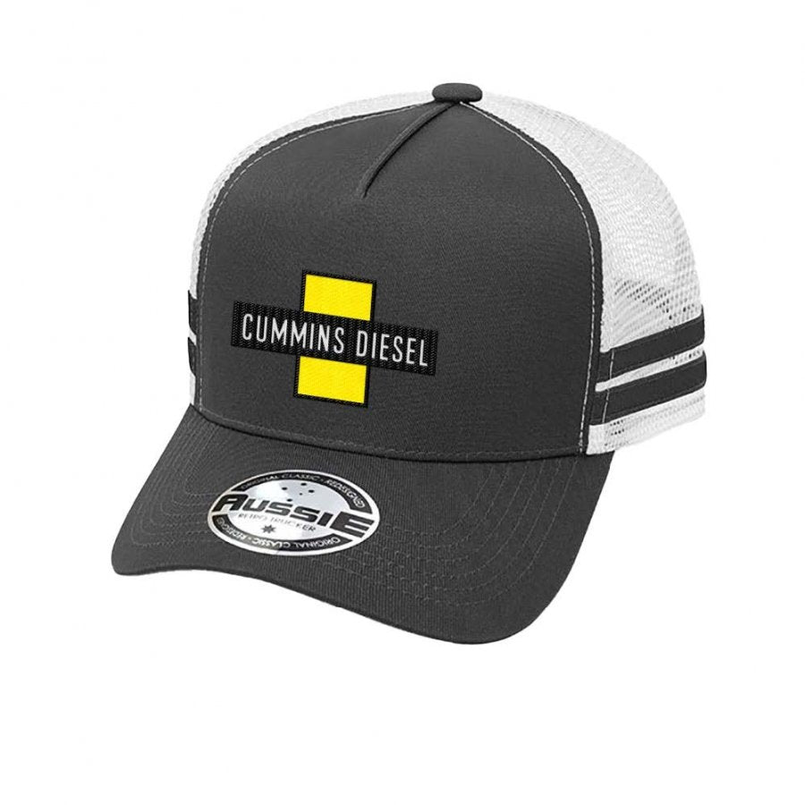 Cummins Diesel Striped Trucker Cap
