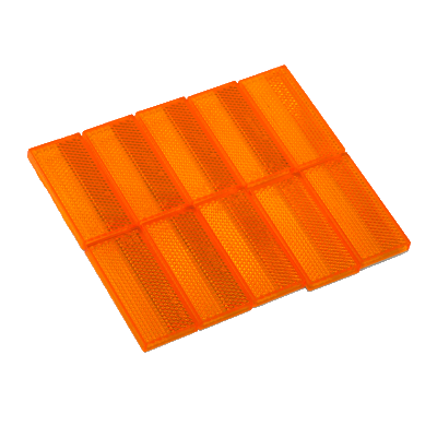 TRP Retro Reflector - Amber - pack 10