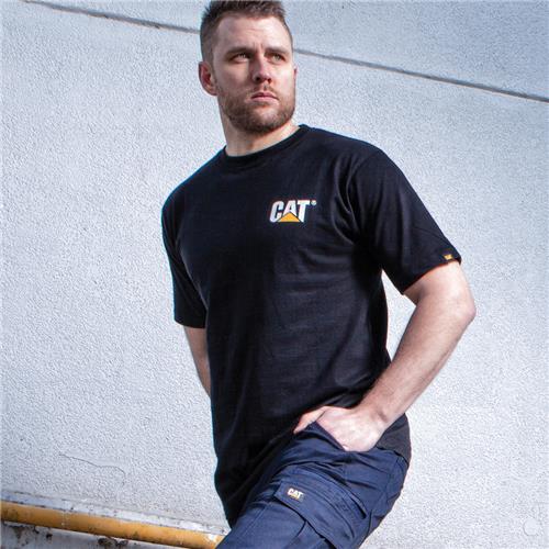Cat Trademark Tee Black