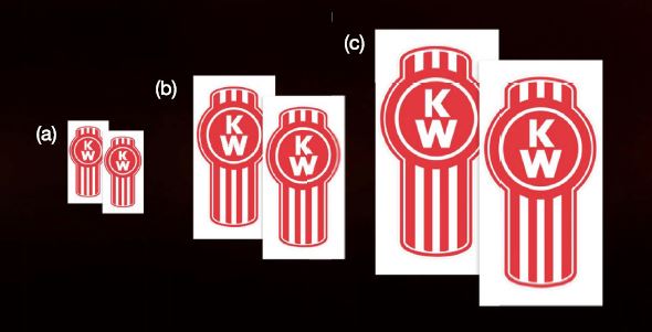 Kenworth Bug Sticker (6 Pack)