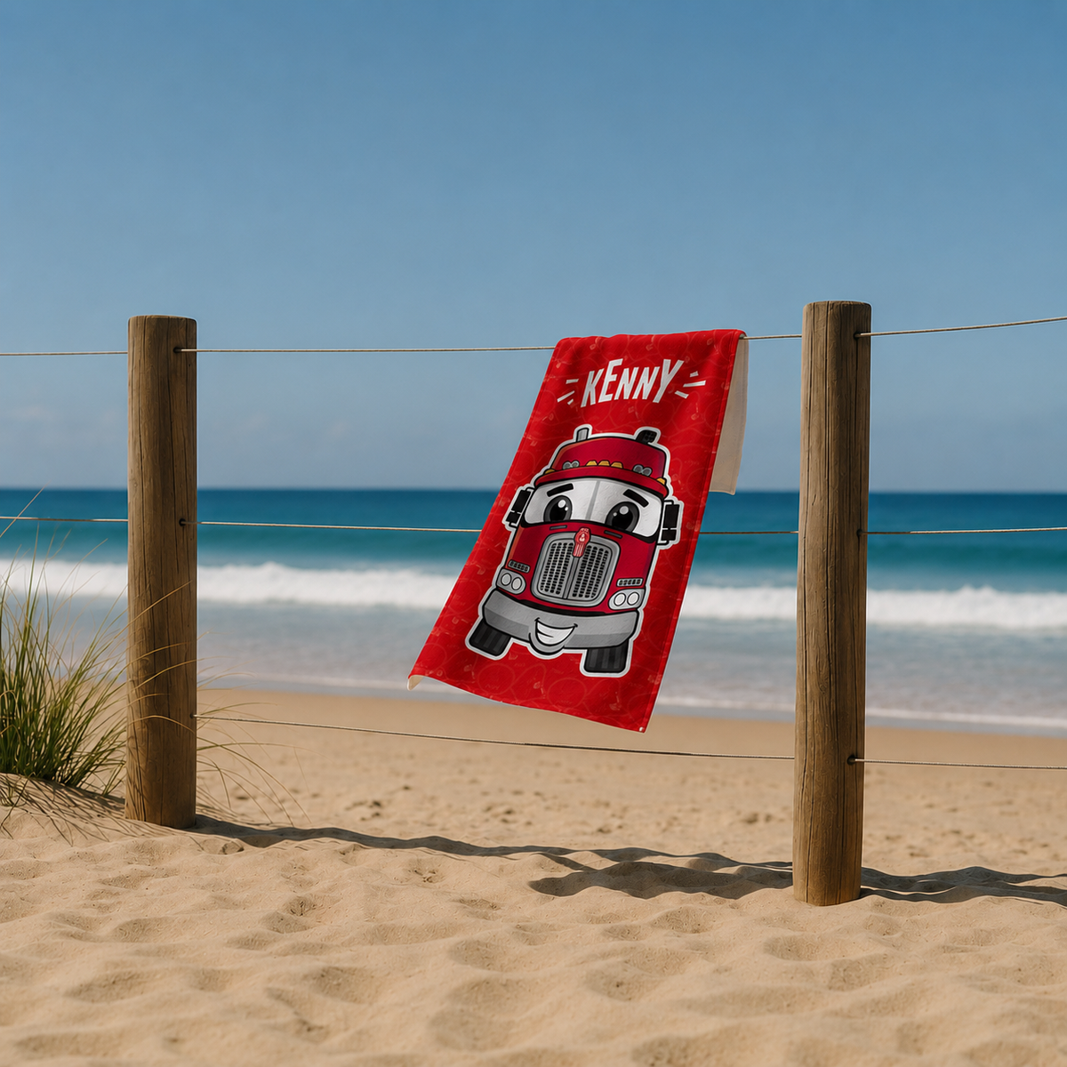 Kenworth Kids Beach Towel