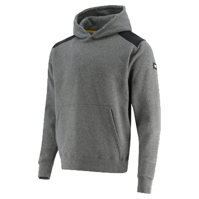 Cat Essential Hooded Sweatshirt - Dark Heather Grey