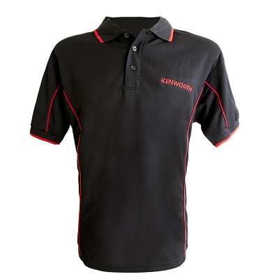 Kenworth Black & Red Polo