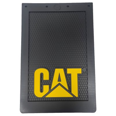 Cat Black Mudflaps 12x18" (SINGLE)