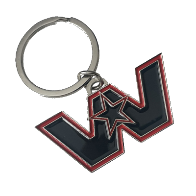 Western Star Metal Keyring