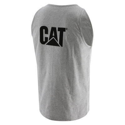 Cat Trademark Singlet Grey