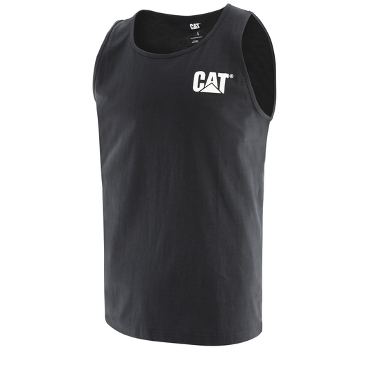 Cat Trademark Singlet Black