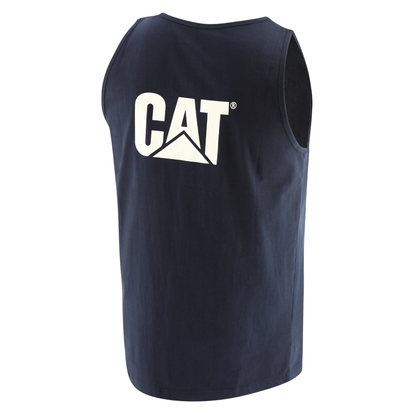 Cat Trademark Singlet Black