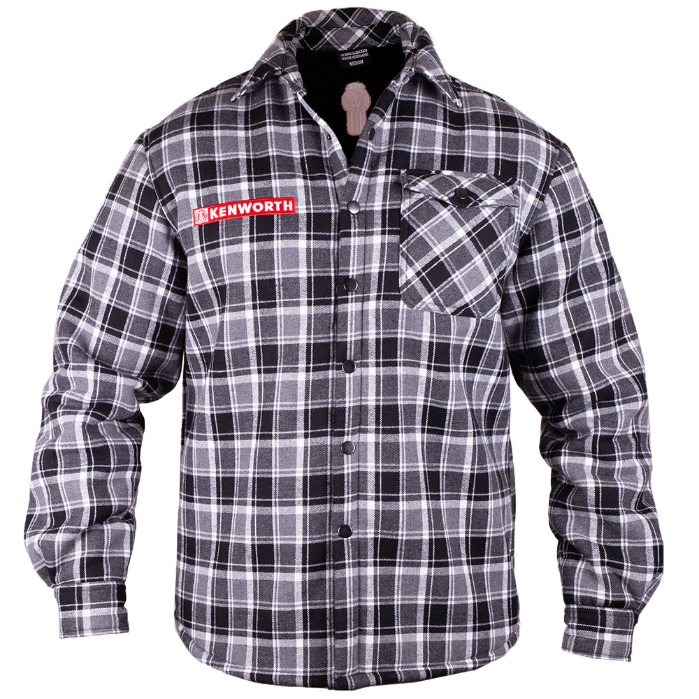 Kenworth Sherpa Lined Flannel Jacket – Tatiara Truck & Trailers