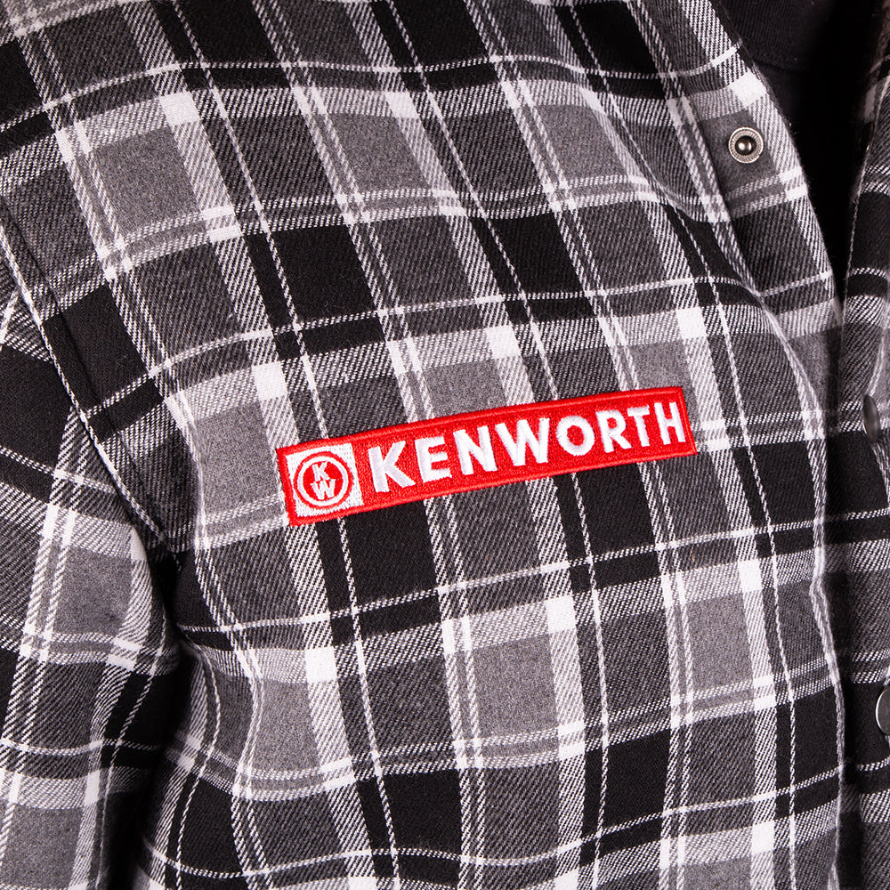Kenworth Sherpa Lined Flannel Jacket – Tatiara Truck & Trailers