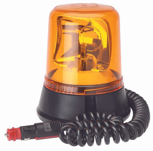 Narva Halogen Beacon Amber 12 or 24V Magnetic Mount - 85658A