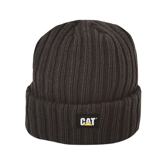 Cat Rib Watch Beanie Black