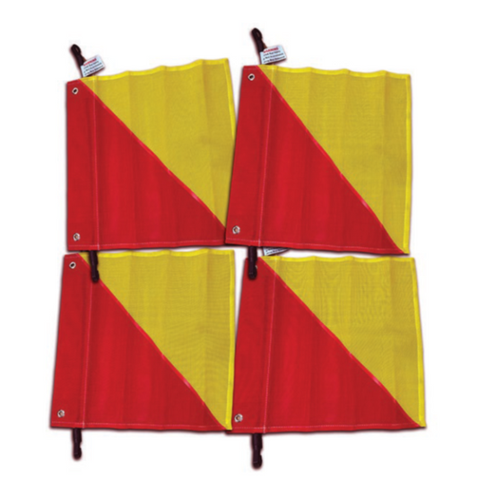 Mesh Flags - Kit of 4 with Bungy Straps
