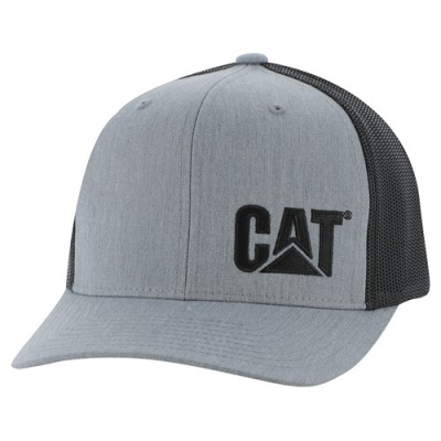 Cat Trademark Trucker Hat - Heather Grey