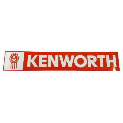 Kenworth Windscreen Decal Red/White 540x90mm