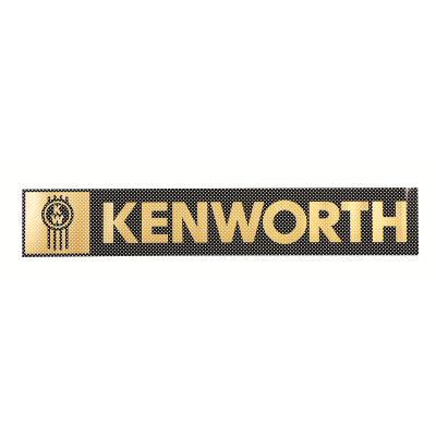 Kenworth Windscreen Decal Black/Gold 960x160mm