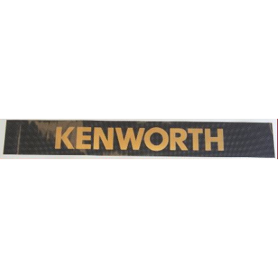 Kenworth Windscreen Decal Black/Gold 2600x145mm