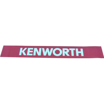 Kenworth Windscreen Decal Red/White 2600x145mm