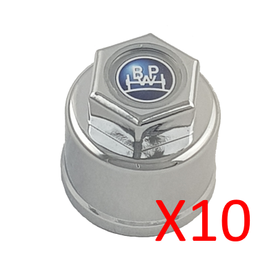 BPW Transpec Chrome Plated Nut Covers
