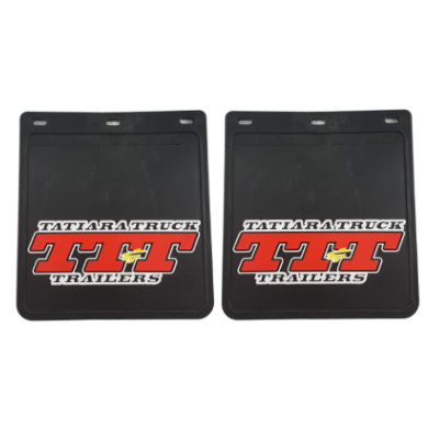 TTT Ute Mudflaps 9x10 - Black (Pair)