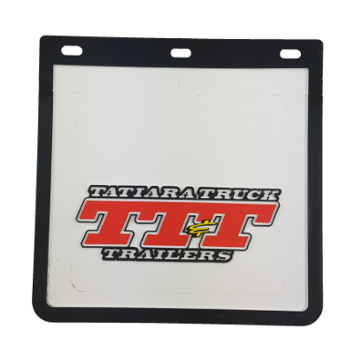 TTT Ute Mudflap 11x11 - White (Single)